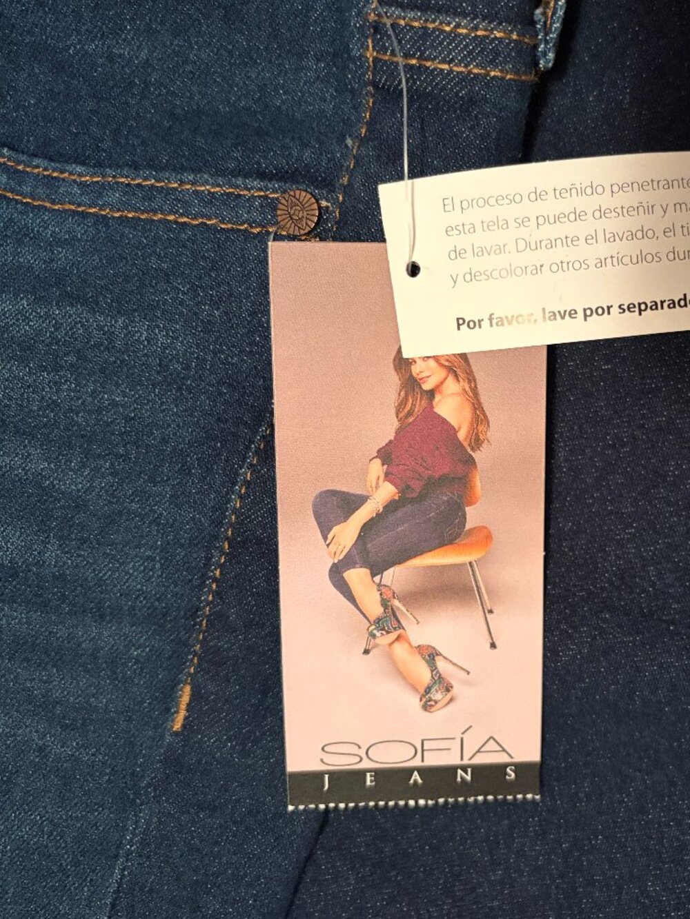 SOFIA JEANS BY SOFIA VERGARA MELISA FLARE SIZE 14 NWT - Picture 6 of 13